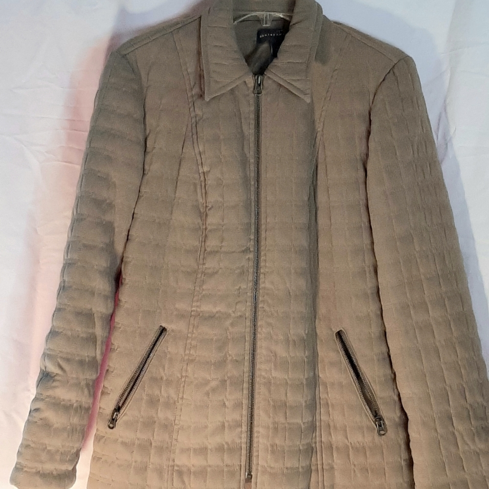 Northern Isles Womens Sz S Tan Quilted Jacket